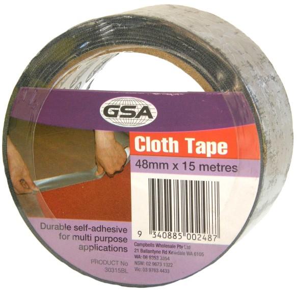 Cloth tape A reliable multi purpose tape that will adhere to a variety of