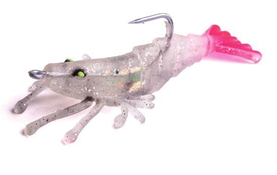 Rigged with hook and weighted Halo-graphic colors to shimmer and shine Excellent for cast and