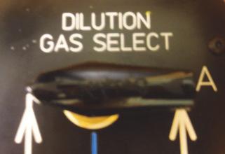 2 Way Select Valve for Dilution Gas: Allows selection of ambient air or nitrogen as the dilution gas If using air
