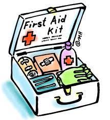 First Aid Boxes Sturdy (strongly built), portable and readily accessible disable employees also need to be considered Names of First Aiders / emergency services on or near to box CPR