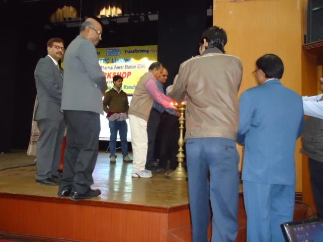 3. PROCEEDINGS a. Inaugural Session The workshop was opened by Mr. N. K. Sinha, CGM, NTPC welcoming the Chief Guest Mr.