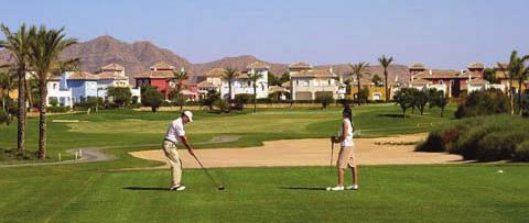 with buggy included on choice of: Mar Menor, Saurines de la Torre, Alhama Signature, La Torre, El Valle and Hacienda Riquelme golf courses: 231 per person based on 2 sharing 1 bedroom apartment 214