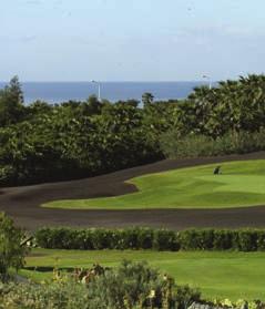 on the ocean at Playa Las Americas, on a self-catering basis, 4 rounds of golf on the following courses: