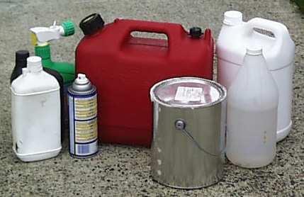 Figure 6 - Commonly Discarded Household Chemicals (fuels,