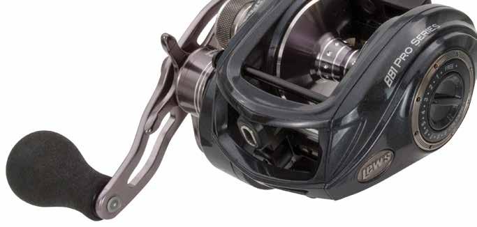 199 99 BB1 PLATFORM The original BB-1 developed by Lew Childre in 1973 introduced anglers to several baitcast reel firsts, including the low-profile design, narrow spool, fully disengaging levelwind,