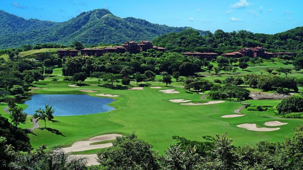 The Reserva Conchal is a glorious mix of Pacific Ocean shots, course management doglegs, undulating greens, mind-testing approach shots, and interacting with the wildlife that coexists amiably with