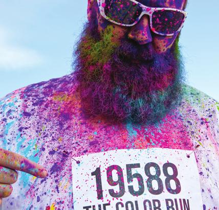 As the runners/walkers hit the KILOMETER COLOR ZONE, they will be blitzed by our volunteers, sponsors, and staff with COLOR. The color is a special elf made recipe of magical color dust.