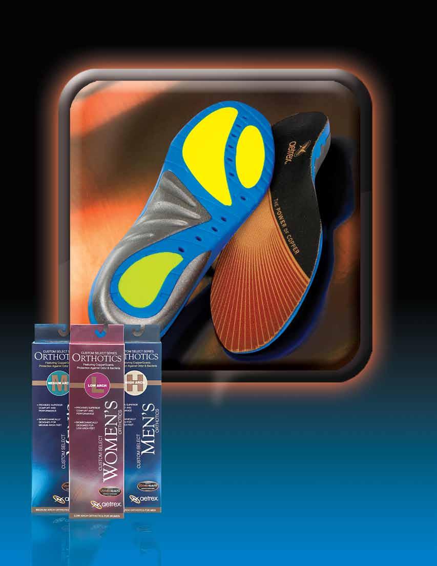 Custom Select Series Developed by a team of podiatrists and pedorthists, Aetrex Custom Select orthotics are designed to comfort, support and balance your feet.