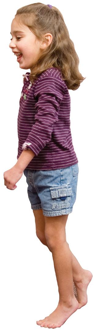 TM TM Excessive Plantarflexion Toe Walking During the development of standing and walking skills, children will often bear weight on the front of their foot without bringing their heels down to the