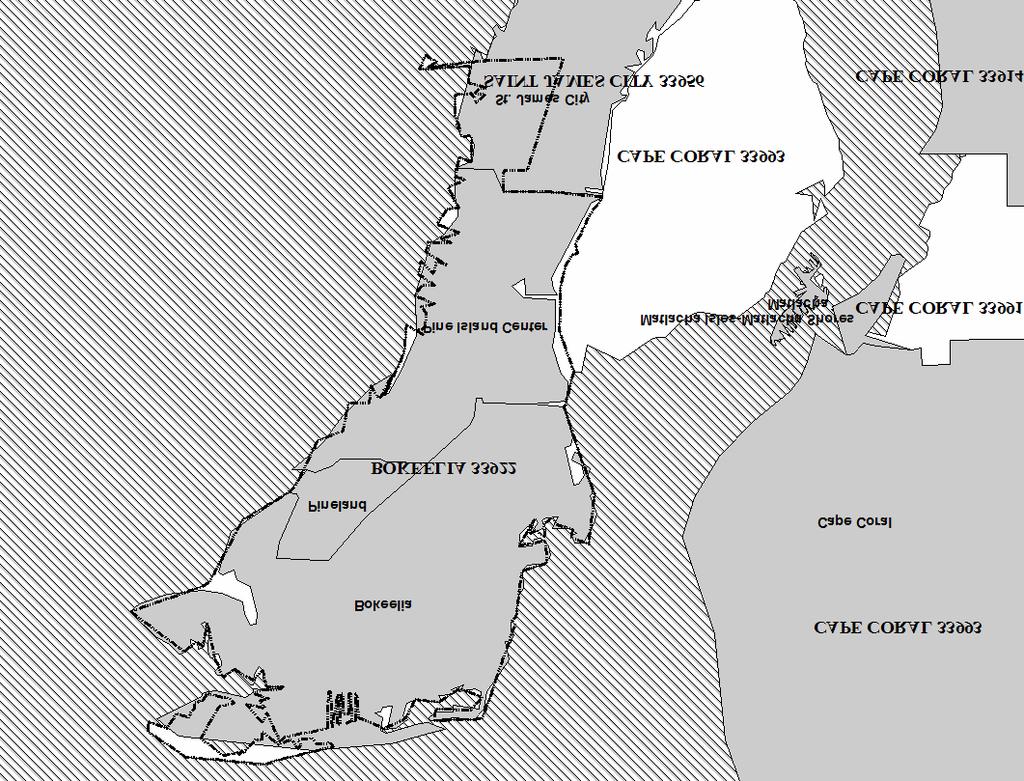 2.26 Bokeelia (33922) Figure D.35. Bokeelia, Florida Zip code and Census Designated Place Boundaries. (U.S.