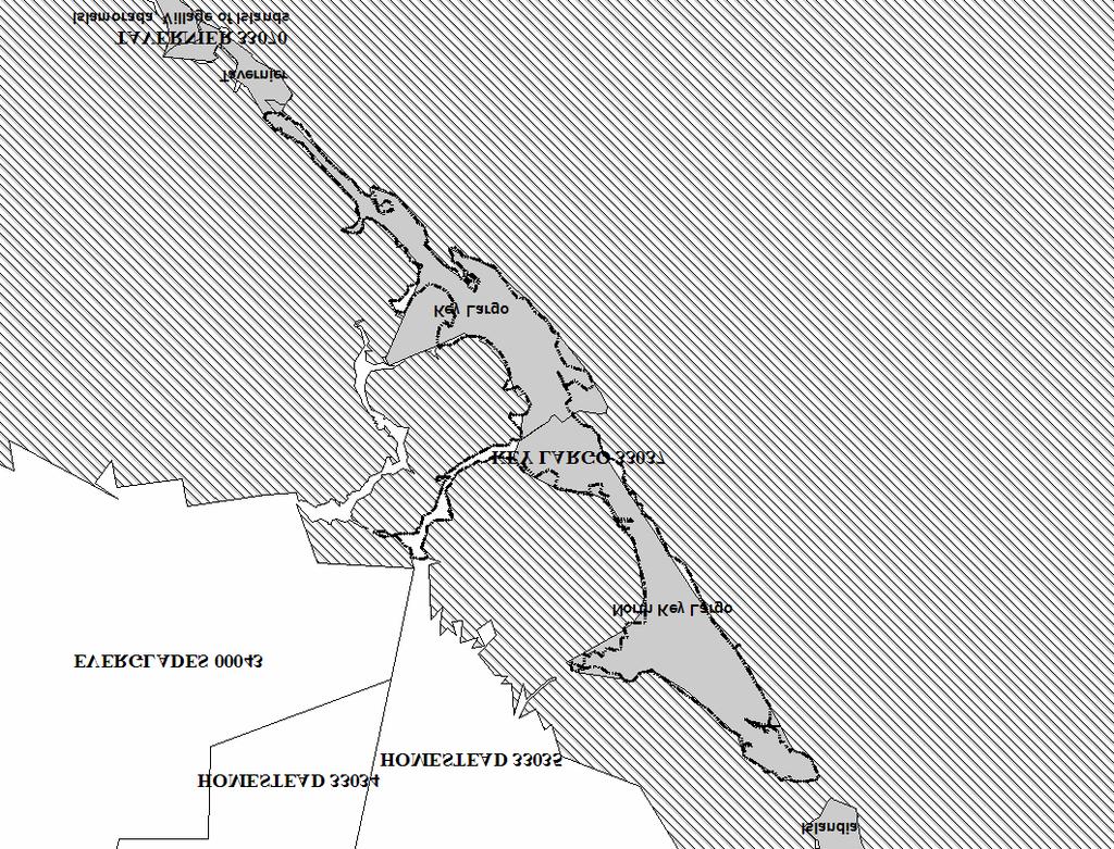 2.31 Key Largo, Florida (33037) Figure D.40. Key Largo, Florida Zip code and Census Designated Place Boundaries. (U.S.