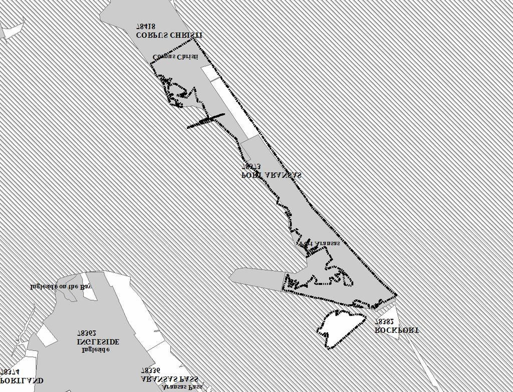 5.8 Port Aransas (78373) Figure D.60. Port Aransas, Texas Zip code and Census Designated Place Boundaries. (U.S.