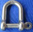 PIN SIZE 5 mm. 454 GENERAL PURRPOSE SHACKLE SS. PIN SIZE 5 mm.