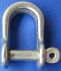 PIN SIZE 10 mm. 457 GENERAL PURRPOSE SHACKLE SS. PIN SIZE 10 mm.