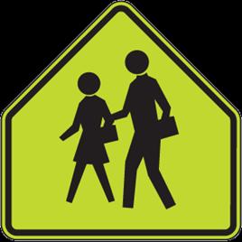 Figure 5 -Flashing School Crossing Sign Figure 5 - Flashing School Crossing Sign (Installed on Cranston Road)- sign will flash when activated by pedestrian.