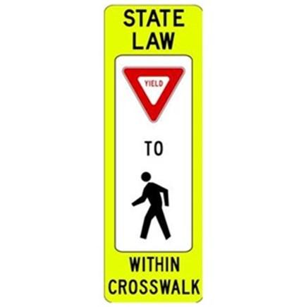 Never cross between parked cars. Always stop, look all directions and listen before crossing the street at crosswalks or intersections.