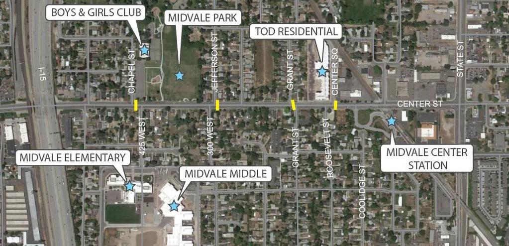 7719 SOUTH MAIN STREET MIDVALE, UT 84047 P 801.307.3400 MEMORANDUM DATE: December 8, 2017 TO: FROM: SUBJECT: PROJECT NUMBER: 344-7517-003 PROJECT NAME: Keith Ludwig, P.E. Midvale City Lesley Burns, Midvale City Charles Allen, P.