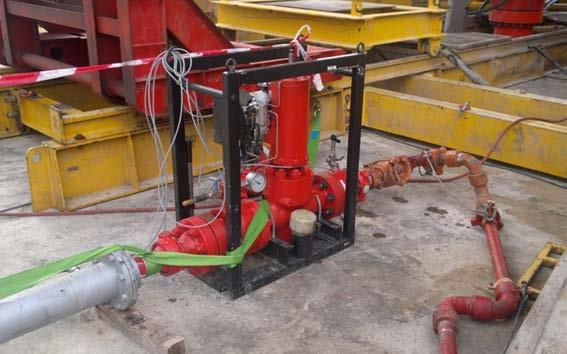 valves on wellheads and flow lines under emergency