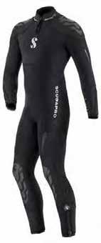 EVERFLEX Made from 100% Everflex neoprene, an X-Foam formulation, for durability and better health 1st industry diving suit built with WATER BASE GLUE, a 100% solvent-free glue Multi-thickness panels