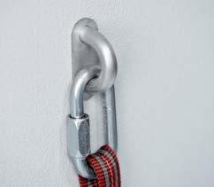 the wall texture Carabiners and maillons are replaceable Good for both lead and top