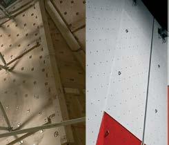 Safety for the climber - no sharp edges Stainless steel (indoor and outdoor use) TÜV