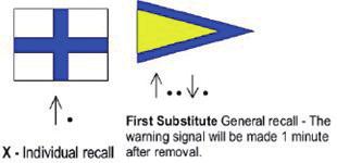 If they cannot identify all boats, they can signal a yellow and blue flag to indicate that there is a general recall and the fleet will return to re-start.