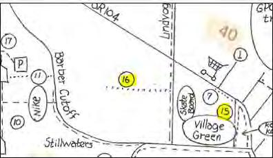 Attachment C2 Kingston Map Change Recommendations #15 (C12) Village Green connectors and walking trails #16 (11) Kingston Hills to Lindvog Connector Trail: via Barrett Rd to Skate Park #16.