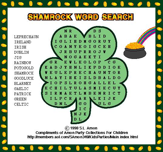 Find in the shamrock the