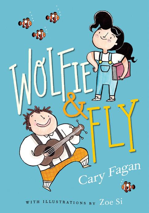But friendship finds her in the form of Livingston Flott (Fly), the slightly weird and wordy boy from next door. This time Fly has convinced Wolfie to join him in his one-man band.