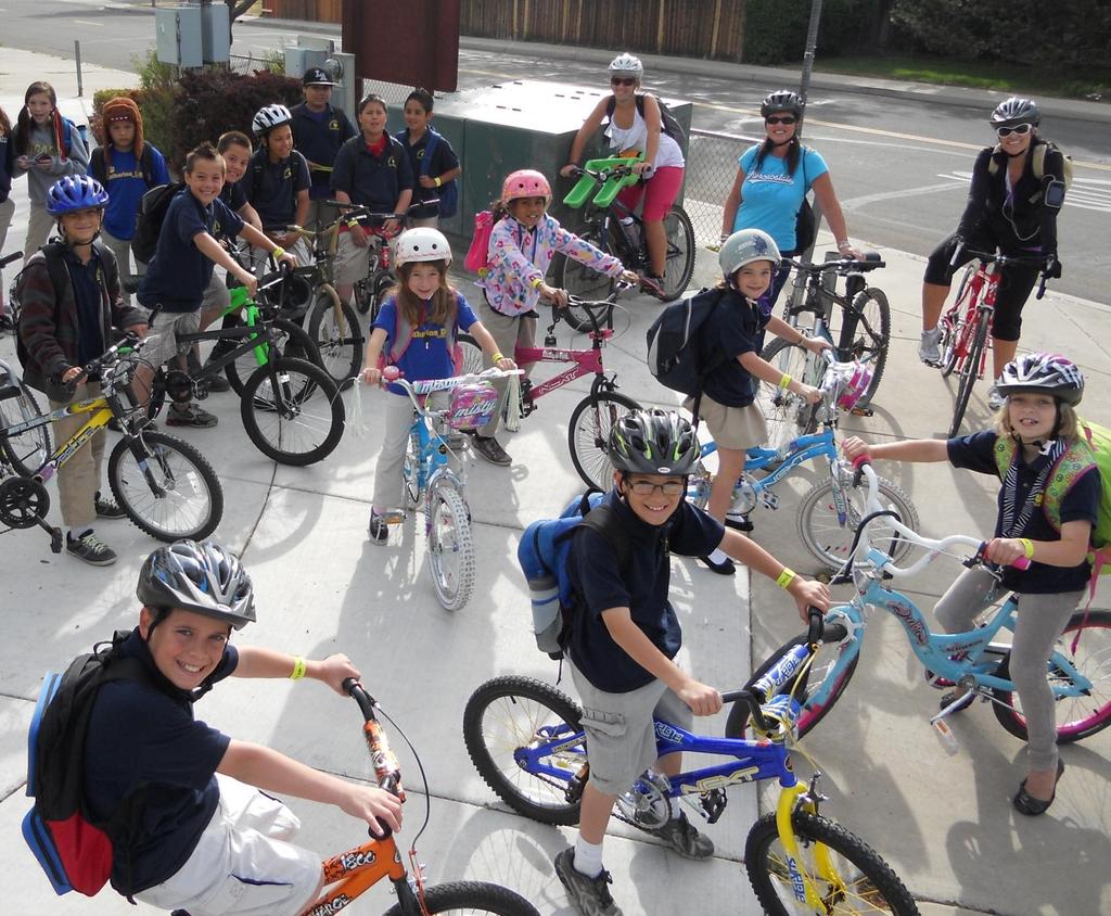 National Bike to School Day, May 8 A few of