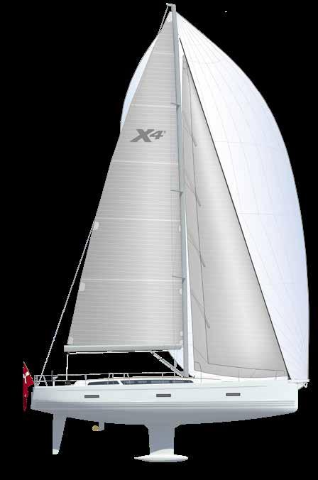 26 X-YACHTS X4 9 27 X4 9 DIMENSIONS Overall Length 15.08 m 49.47 ft Hull length 14.