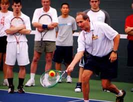 Taught by a certified PTR and/ or USPTA professional, who has received special training from the USTA, the QuickStart Tennis Workshop is geared toward teaching 10 and Under Tennis utilizing the