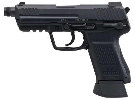 pistols Choice of conventional double action/single action (with manual safe & decocking), enhanced double action only (LEM), and decock only All HK45 Series pistols come with two interchangeable