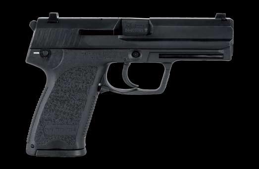 usp & USP Compact 9 mm x 19/.40 S&W/.45 ACP The HK USP (Universal Self-loading Pistol) was the first Heckler & Koch pistol designed especially for American shooters. Features favored by the U.S. military, law enforcement agencies, and civilian users provided the design criteria for the USP.
