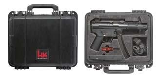 air transport standards. The SP5K Hard Case has a custom cutout to fit the pistol, sight tool, extra magazine, and accessories.