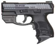 The VP9 SK has an abbreviated MIL-STD-1913 rail on the front of the frame and can accommodate many accessory lights, lasers, and aimers including some