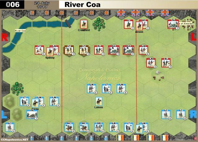 RIVER COA - 24 July 1810 Historical Background After eliminating the garrison at Ciudad Rodrigo, Marshal André Masséna ordered Marshal Ney s 6th Corps to advance on the fortress of Almeida.