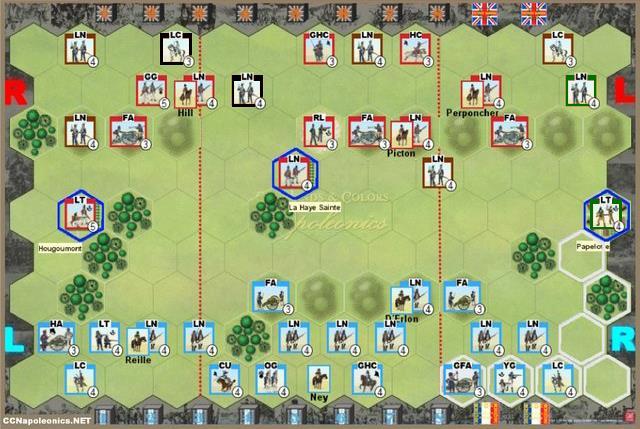 Special Rules The Walled Farm terrain hex effect has been updated to allow a unit on a Walled Farm hex to ignore one flag. Hougomont, La Haye Sainte and Papelotte are Walled Farms.