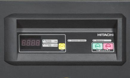 Digital Display shows discharge pressure; total run hours; alarm/errors (if applicable) 2.