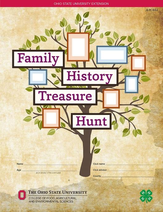 Creative and Leisure Arts 442 Family History Treasure Hunt Full-color,