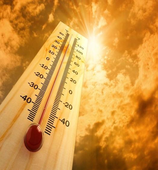 When heat stroke occurs, the body temperature can rise to 106 degrees Fahrenheit or higher within 10 to 15 minutes.