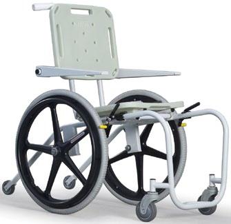3 kg Code: PCHAIRPSD Bariatric Weight: 22 kg Code: PCHAIRPSDB Mobile Aquatic Wheelchair - Stainless Steel Mobile Aquatic Wheelchair for use around wet areas, in the swimming pool or shower areas.
