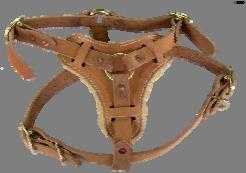 123BK 123BN Medium Heavy Leather Harness w/1" Straps Available in Black or Natural Small Latigo Leather