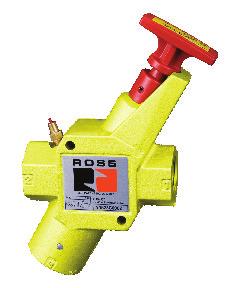 Connecting/porting options at both sides, power cable included. Model Number: RESK 4591.40 Shut-off Valve, G 1 Model-No.