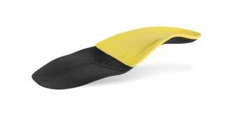 moderate longitudinal arch support with plantar fascia groove in the shell Special feature: Hindfoot cushion pad made from Shock Absorber X PUR material Anatomically correct recess for plantar