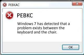 Operator support p. 39 Windows was unable to detect your keyboard.