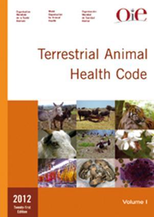 OIE standards and principles The OIE Terrestrial Animal Health Code lists 11 equine diseases and 5 multiple species diseases* Members have reporting obligations!