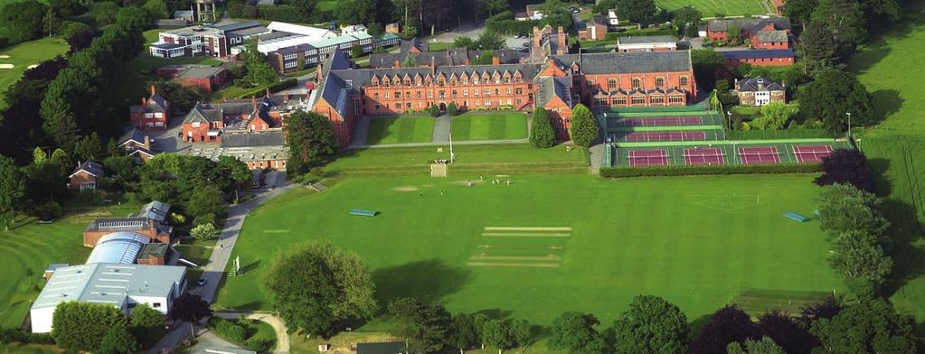 Ellesmere College Cricket Academy 3 Sports Hall (4 Lane Indoor Nets) 3 Grass Squares 13 Outdoor Grass