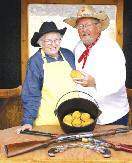 Page 58 Cowboy Chronicle August 2015 Articles One Pot Chuck Cooking Up Some Tasty Grub Like Cookie Did Out On The Trail By Whooper Crane, SASS #52745, and The Missus Photos by Deadeye Al, SASS #26454