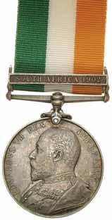 AUSTRALIAN GROUPS 3828* King's South Africa Medal 1901-02, - one bar - South Africa 1902. 280 Pte A.P.Mooney. Australian C.H. Impressed.